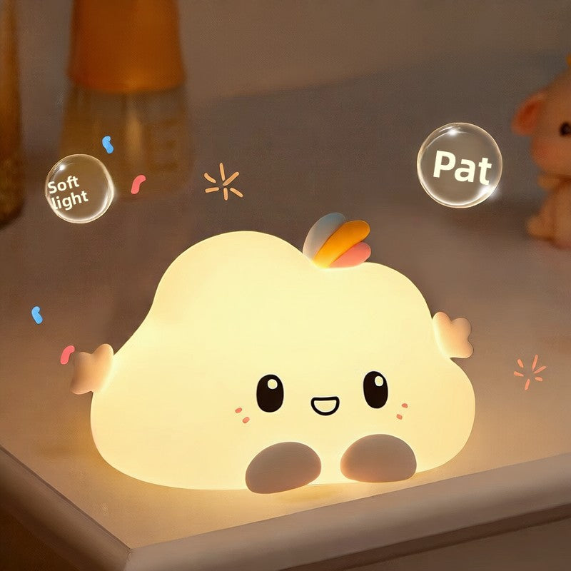 Invara CloudMate – Charming Bedside Lamp with Touch Control & Warm Light