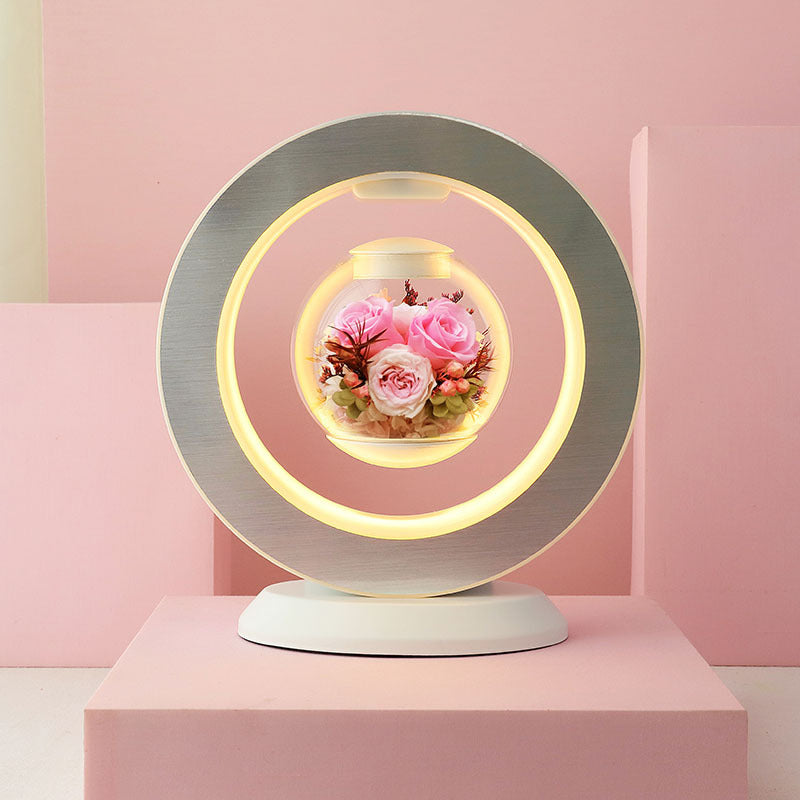 Invara Amora – Floating LED Flower Lamp | Romantic Levitating Light for Bedroom & Home Décor