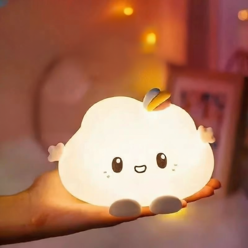 Invara CloudMate – Charming Bedside Lamp with Touch Control & Warm Light