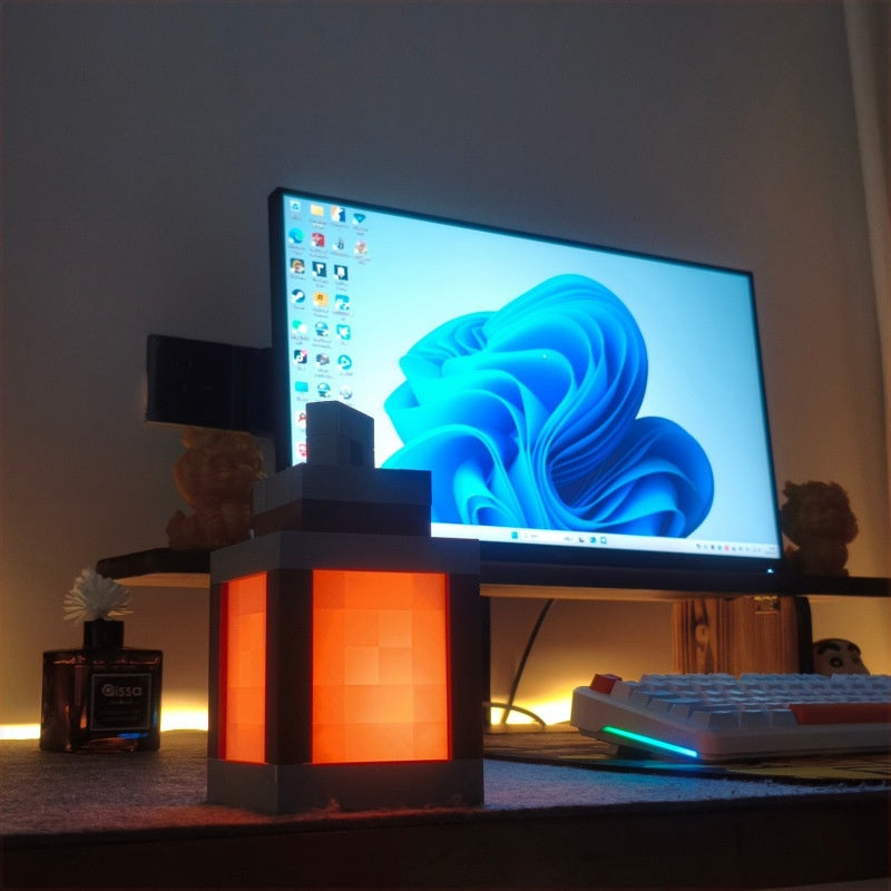 Invara PixelGlow - Ambient Cube Light & Minecraft-Inspired Room Decor