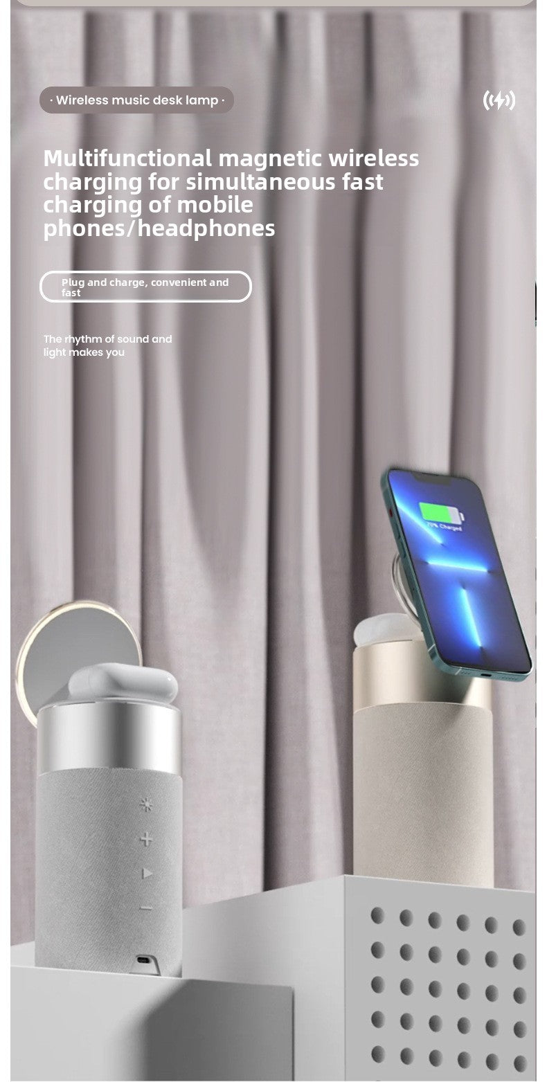 Invara VibeDock – 3-in-1 Wireless Speaker, Charger & Mood Light
